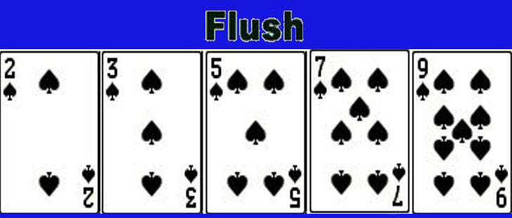 Комбинация Флеш в покере — составление и определение старшинства