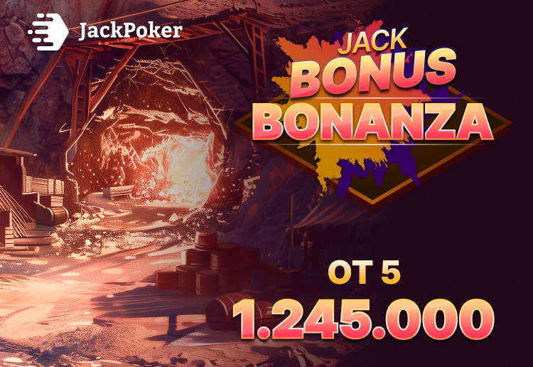 В JackPoker доступна серия Bonus Bonanza с увеличенными гарантиями в событиях