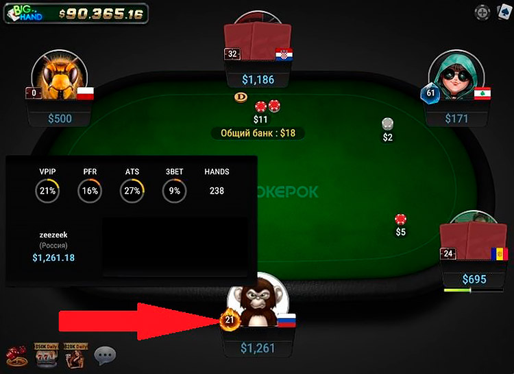 Стол GGPokerOK